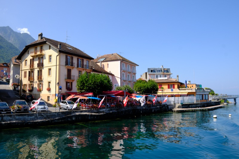 Lac Leman and Chillon Castle