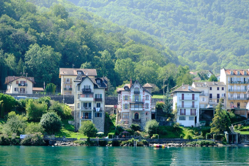 Lac Leman and Chillon Castle