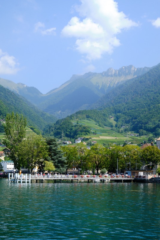 Lac Leman and Chillon Castle
