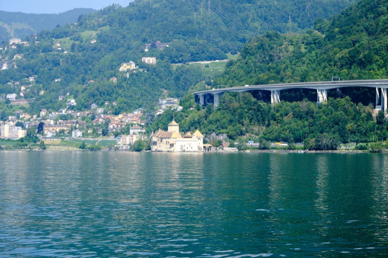 Lac Leman and Chillon Castle