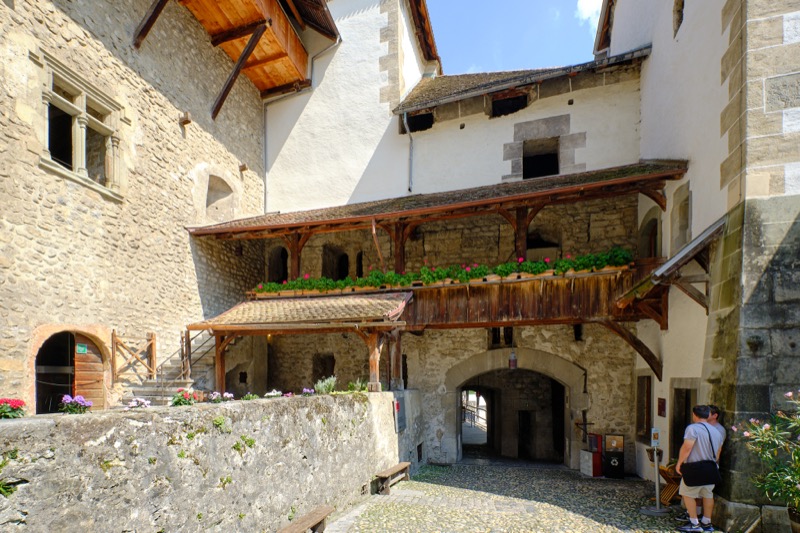 Lac Leman and Chillon Castle