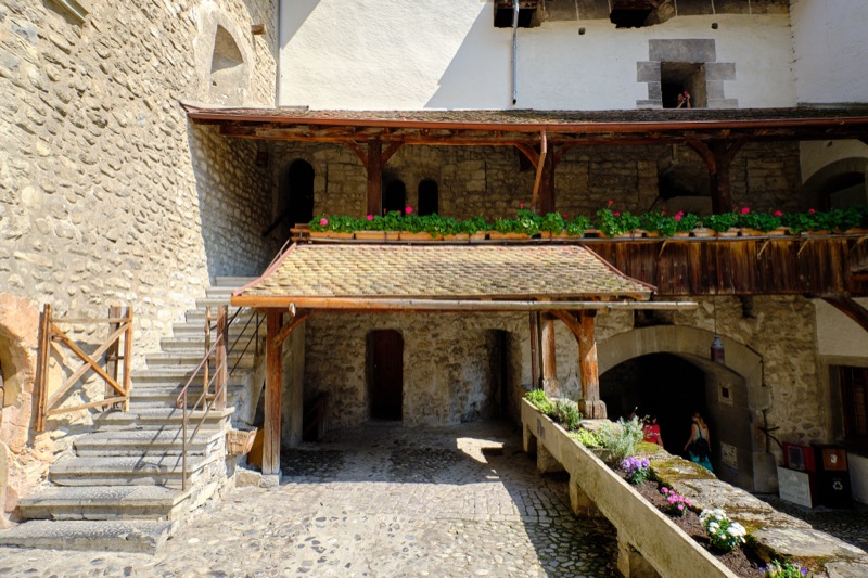 Lac Leman and Chillon Castle