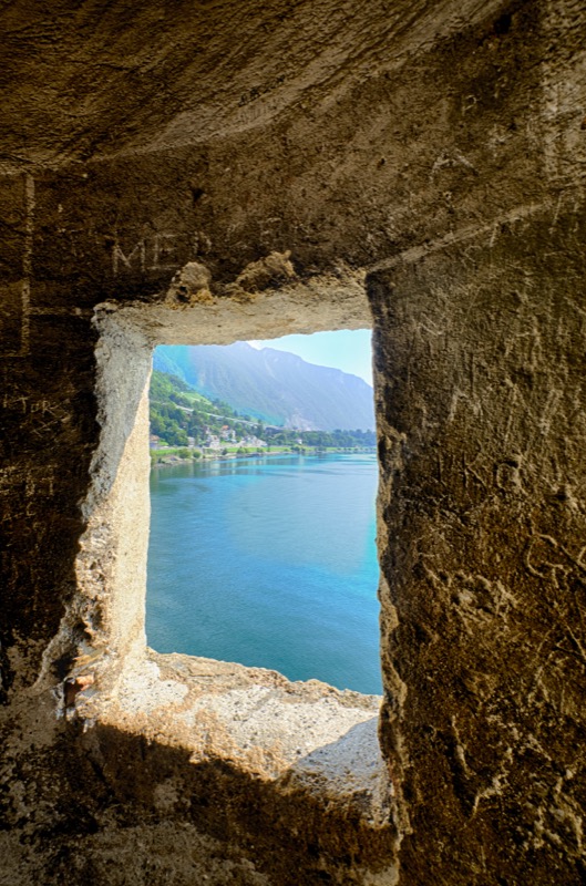 Lac Leman and Chillon Castle