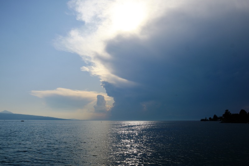 Lac Leman and Chillon Castle