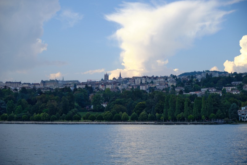 Lac Leman and Chillon Castle